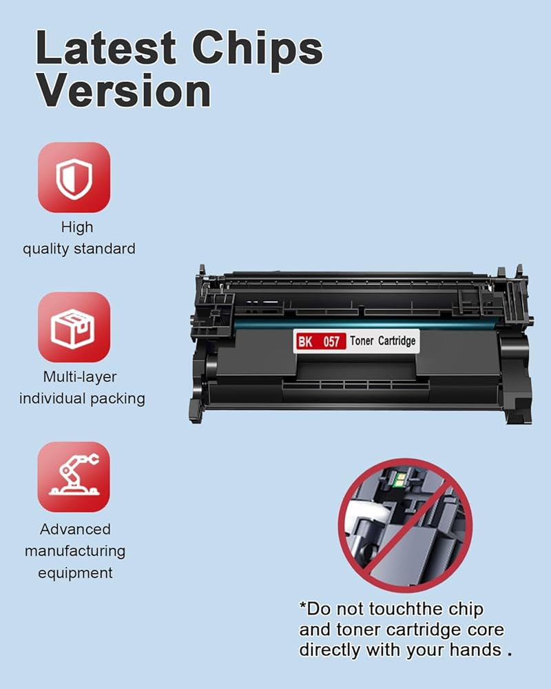 Canon 057 トナーカートリッジ Amazon.com: Canon 057 Genuine Black Toner Cartridge